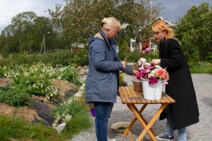 Workshop i blomsterarrangemang.
