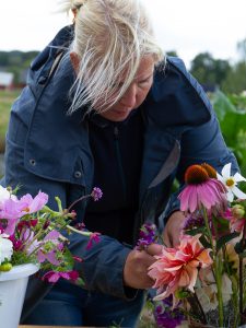 Workshop i blomsterarrangemang.